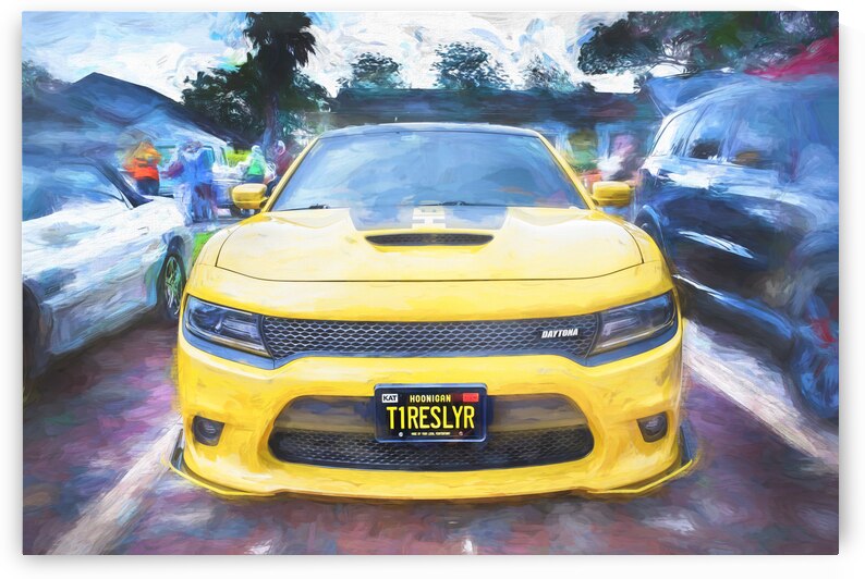 2018 Yellow Dodge Charger Daytona X 6 by Rich Franco
