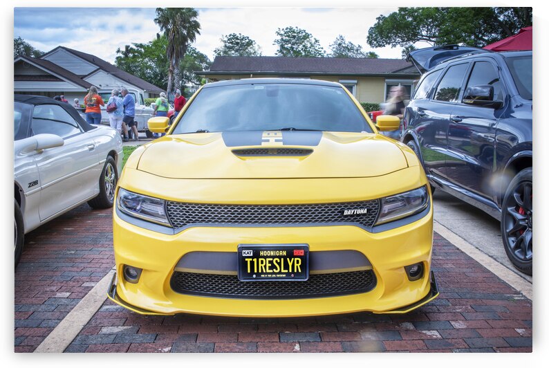 2018 Yellow Dodge Charger Daytona X 9 by Rich Franco
