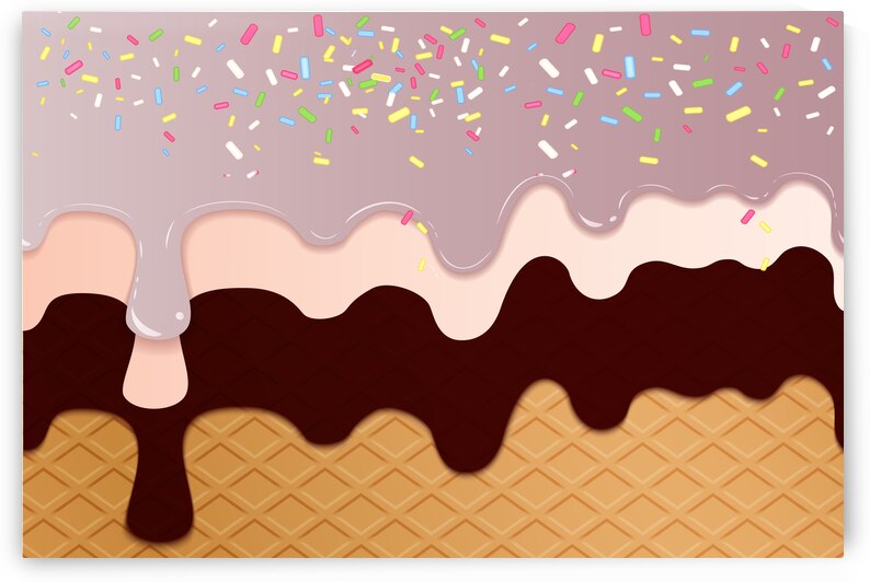 Frosty Waffle Cascade by rizu_designs