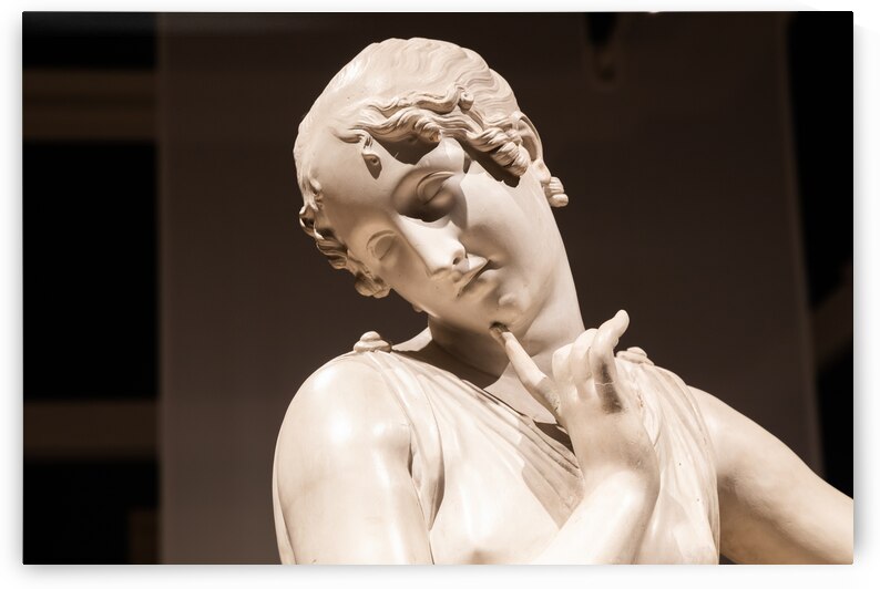Dancer with finger on her chin by Antonio Canova 1814. Classic by Paolo Modena