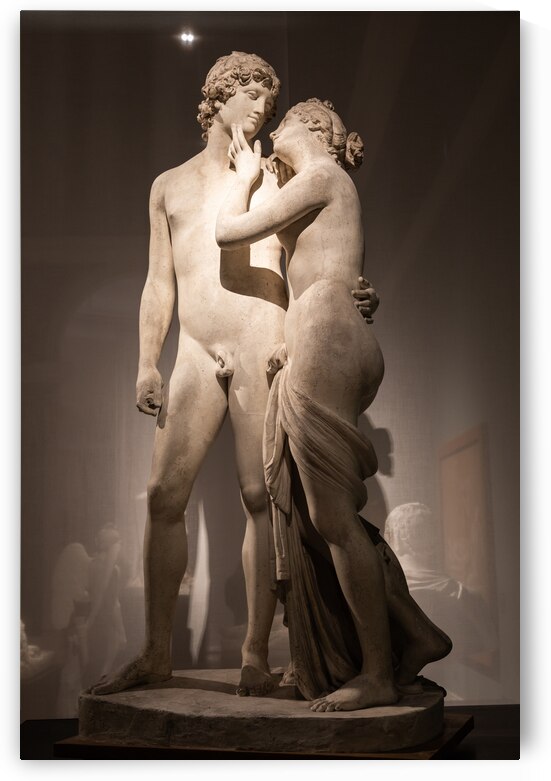 Venus and Adonis by Antonio Canova 1822. Classic statue conce by Paolo Modena