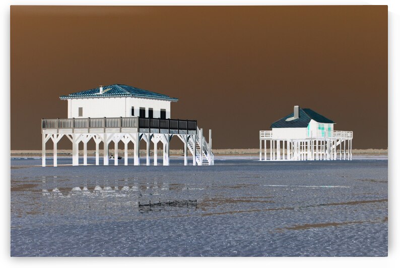 cabanes tchanquees effet inverse  .  inverted effect Tchanquees cabins  by Stef44