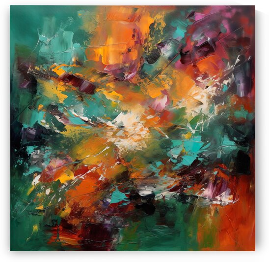 Fall Trees Swaying in the Wind by Arlen Britton