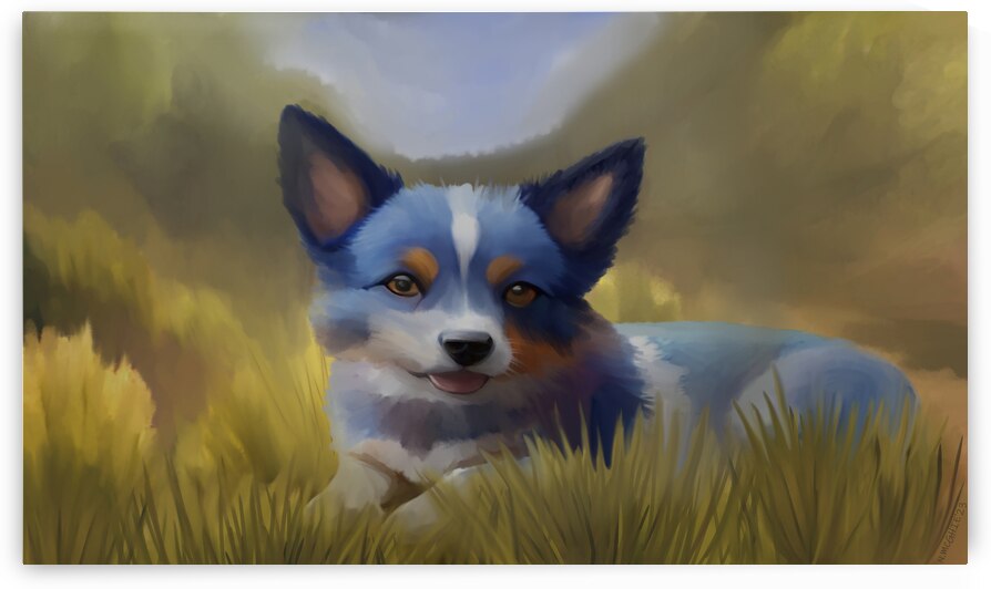 Blue Dog by Natasha McGhie