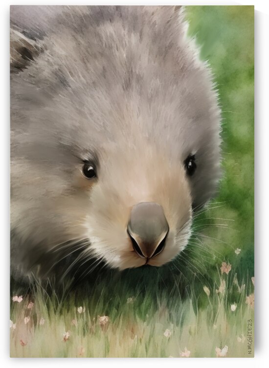 Close Up Wombat Love by Natasha McGhie