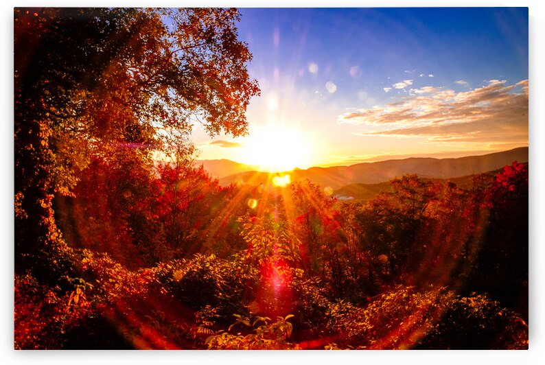 Blue Ridge Sunburst by Wesley Varney