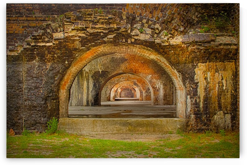 Ft Pickens Arches by Photography by Allen Jones