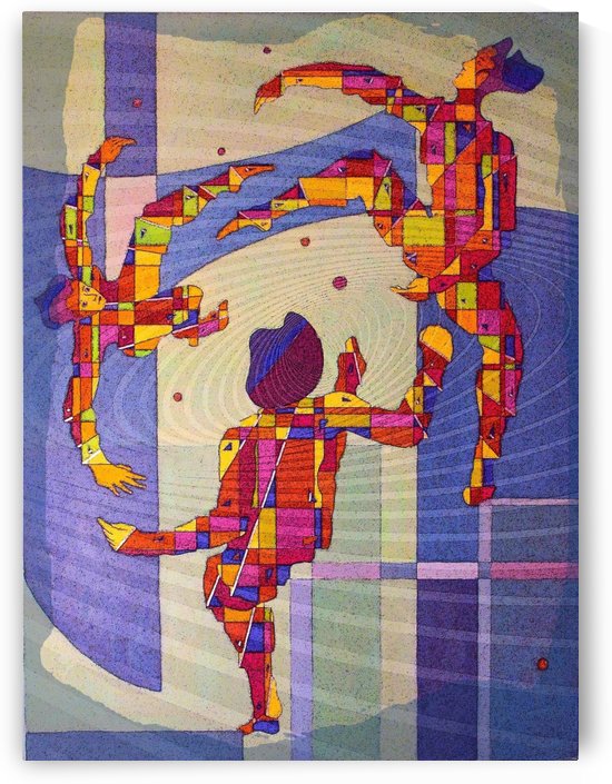 Juggling balls foot by Raynald Marcoux