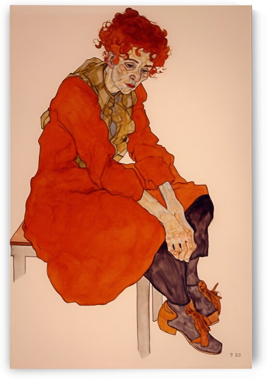 Inspired By Seated Woman by Inspired AI