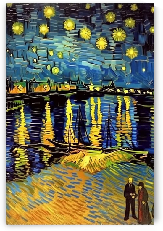 Inspired By Starry Night by Inspired AI