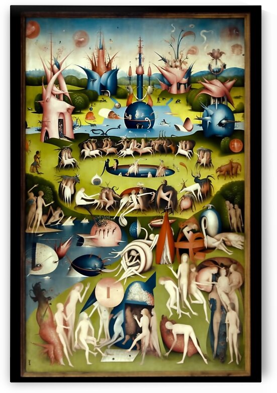 Inspired By The Garden Of Earthly Delight by Inspired AI