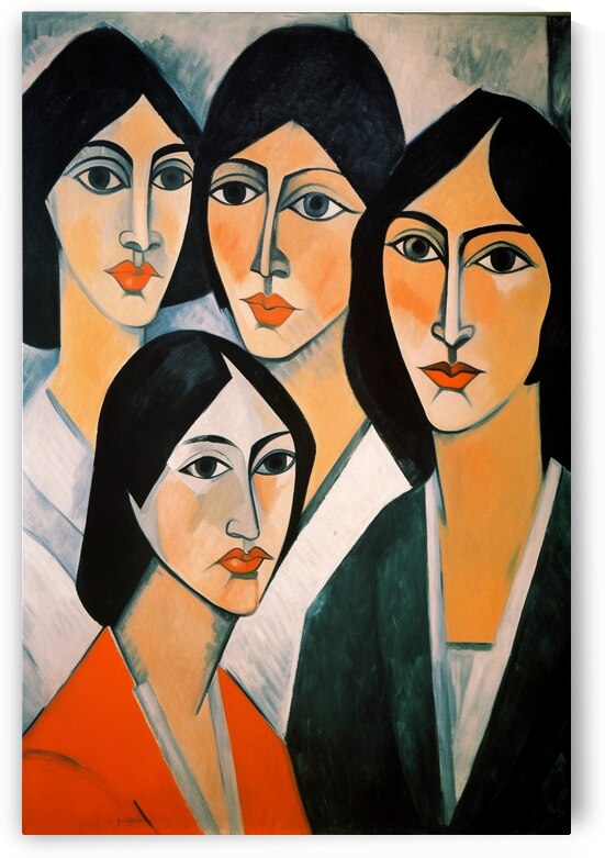 Inspired By Les Demoiselles dAvignon by Inspired AI