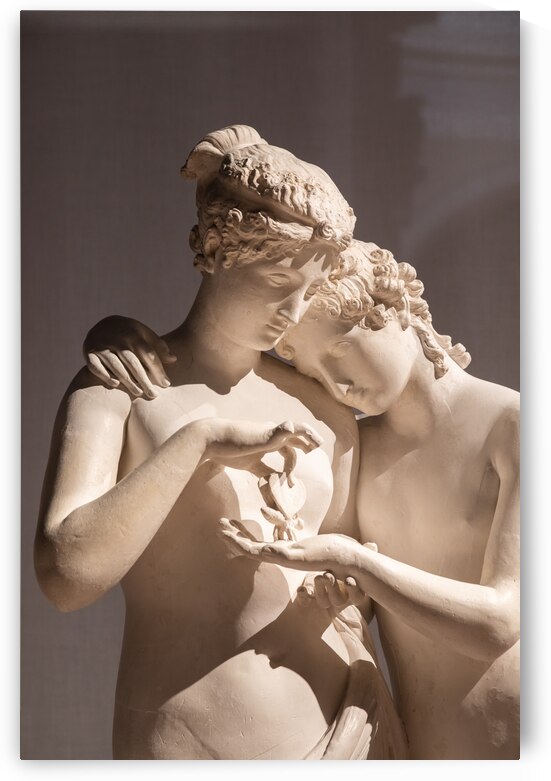 Cupid and Psyche standing Antonio Canova. by Paolo Modena