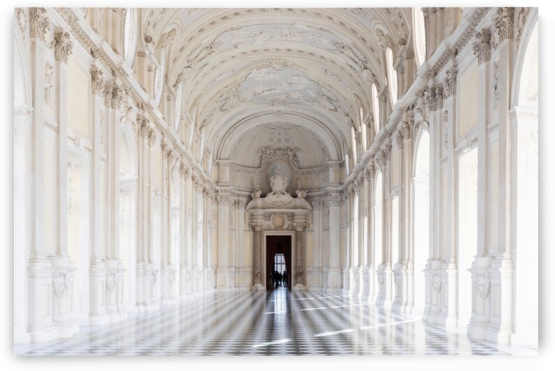 Reggia di Venaria Reale Italy - corridor perspective luxury ma by Paolo Modena