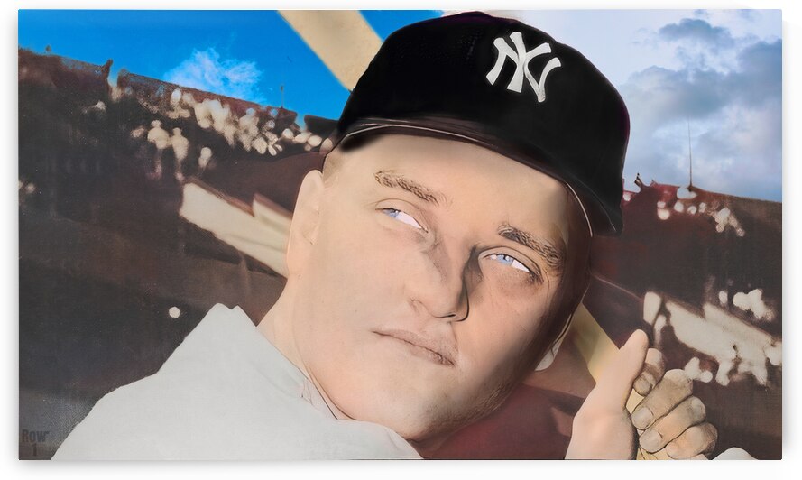 Roger Maris New York Yankees Painting by Row One Brand