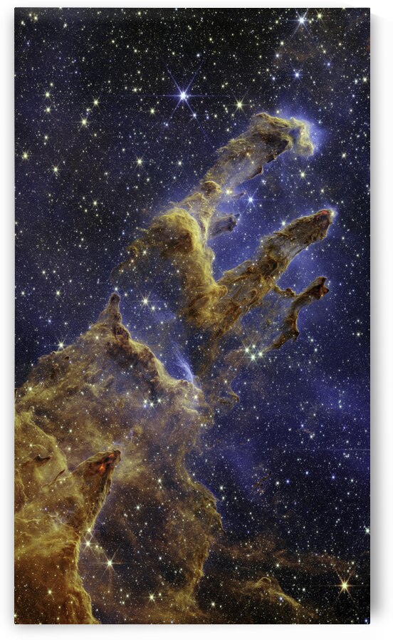 Pillars of Creation NIRCam Image by NASA Images