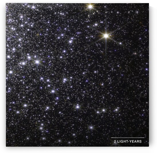 Global Cluster M92 Details by NASA Images