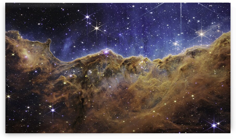 Cosmic Cliffs” in the Carina Nebula NIRCam Imag by NASA Images