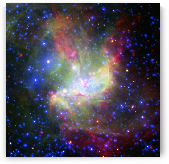 Multiwavelength View of NGC 346 by NASA Images