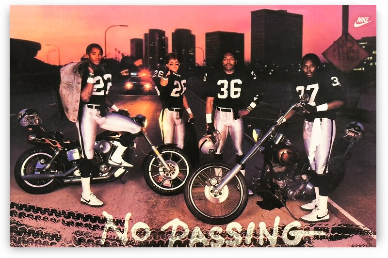 1985 Nike No Passing Reproduction Art by Row One Brand