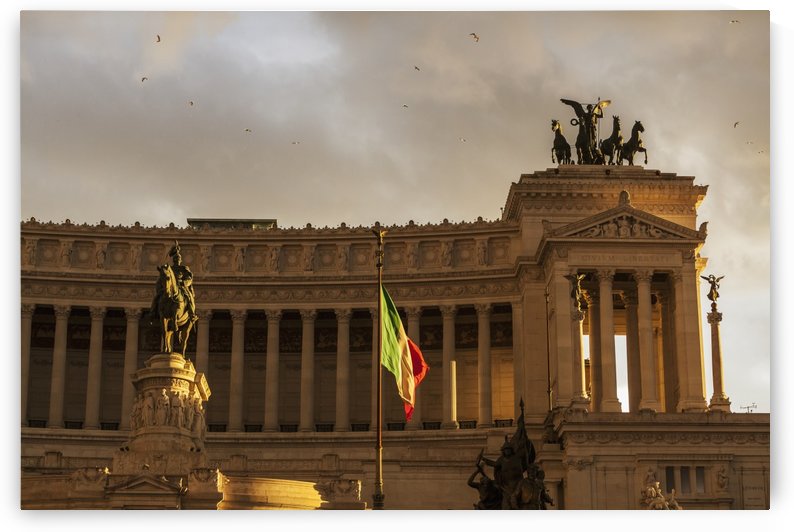 Statue of Victor Emmanuel; Rome, Italy by PacificStock