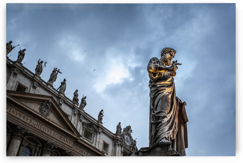 Statue of Peter at Saint Peter's Basilica; Rome, Italy by PacificStock
