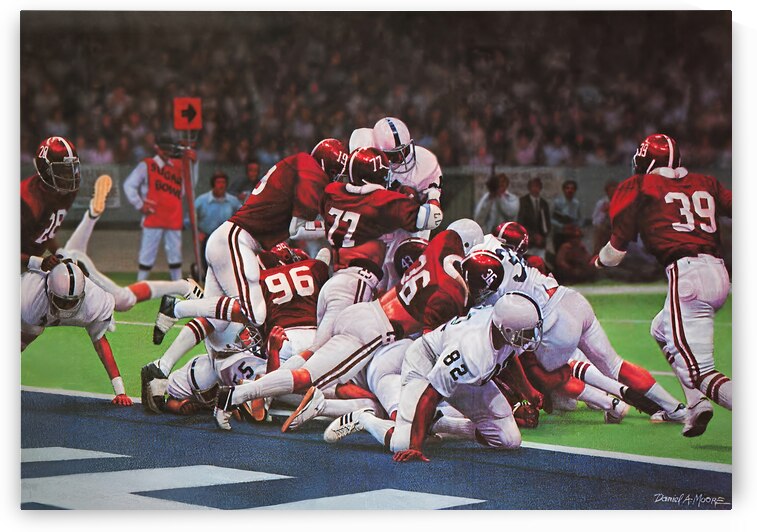 1979 Alabama Football Art by Daniel Moore by Row One Brand