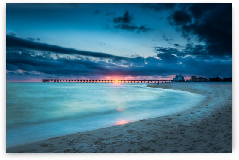 Sunset at the Pier by Photography by Allen Jones