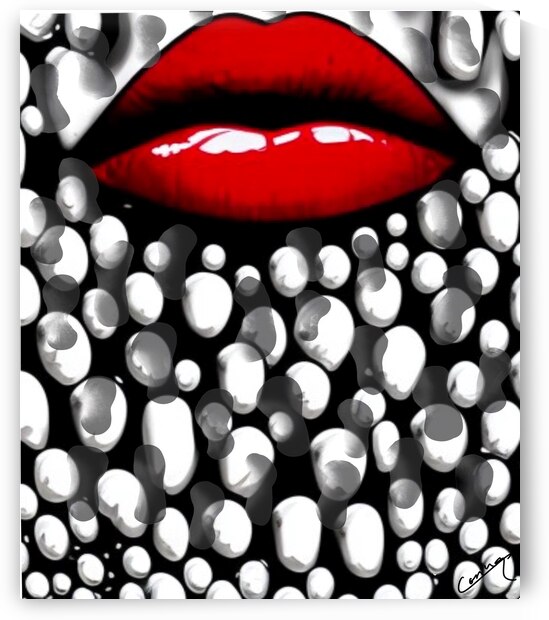 The Seductive Bubbles - Pop Art Print by Corina Ioana
