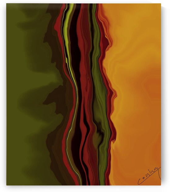 The Waves of Music -  Abstract Art Print by Corina Ioana