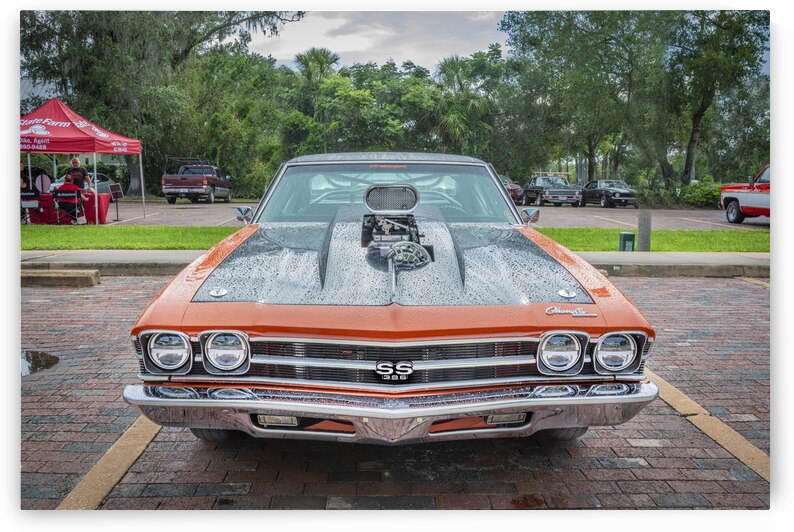 1969 Orange Chevy Chevelle SS 396 X 2 by Rich Franco