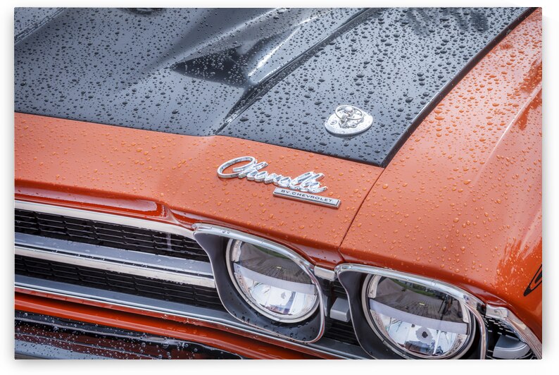 1969 Orange Chevy Chevelle SS 396 X 3 by Rich Franco