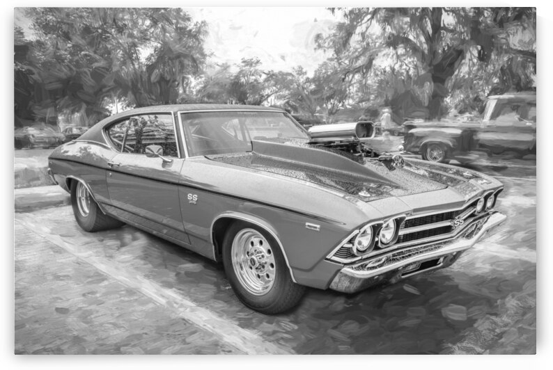 1969 Orange Chevy Chevelle SS 396 X 7 by Rich Franco