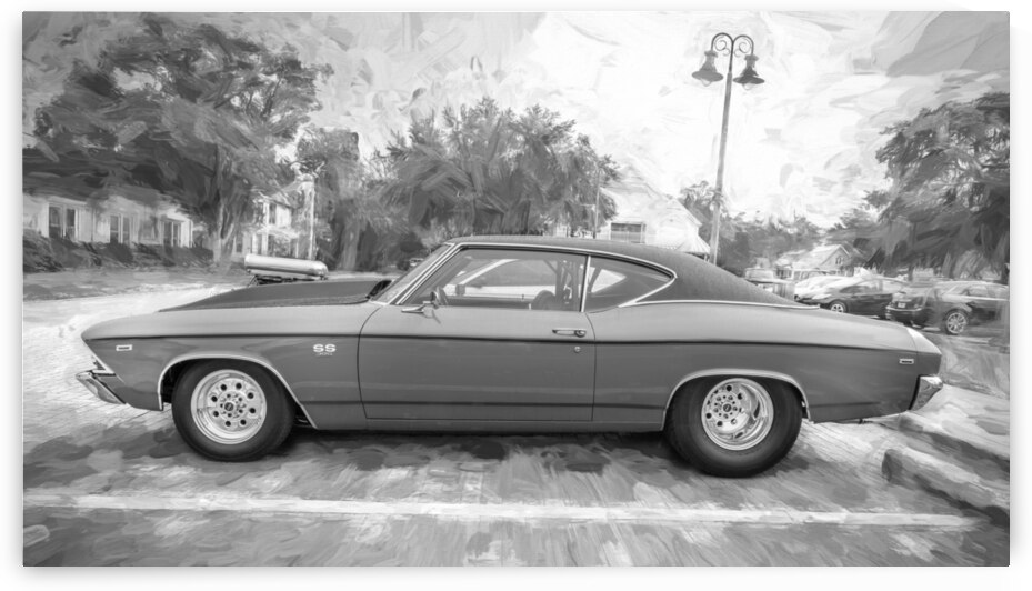 1969 Orange Chevy Chevelle SS 396 X 13 by Rich Franco