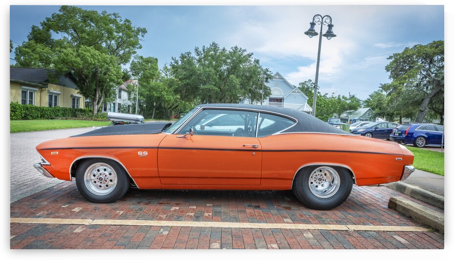 1969 Orange Chevy Chevelle SS 396 X 14 by Rich Franco