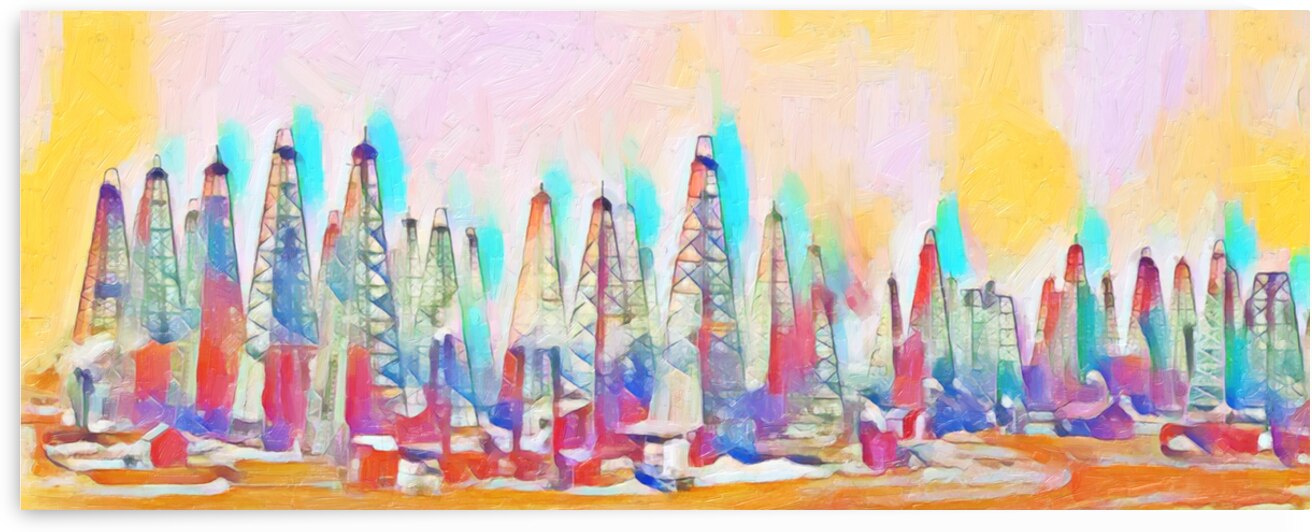 Houston Oil Fields - Early 1900s by aiddia