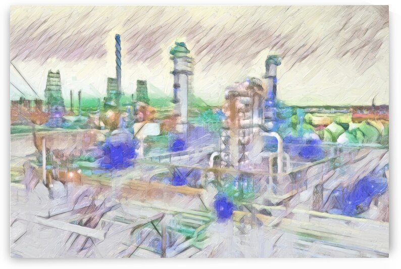 Galveston Bay Refinery by aiddia