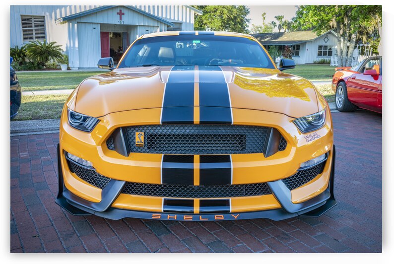 2023 Twister Orange Ford Shelby Mustang GT350 X 5 by Rich Franco