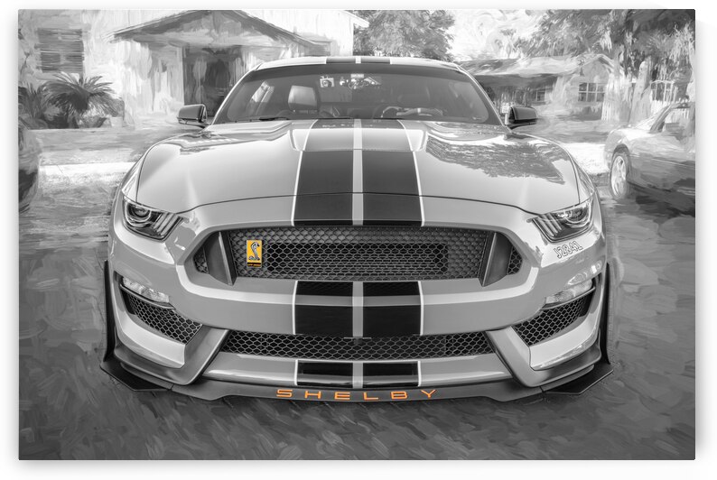 2023 Twister Orange Ford Shelby Mustang GT350 X 6 by Rich Franco