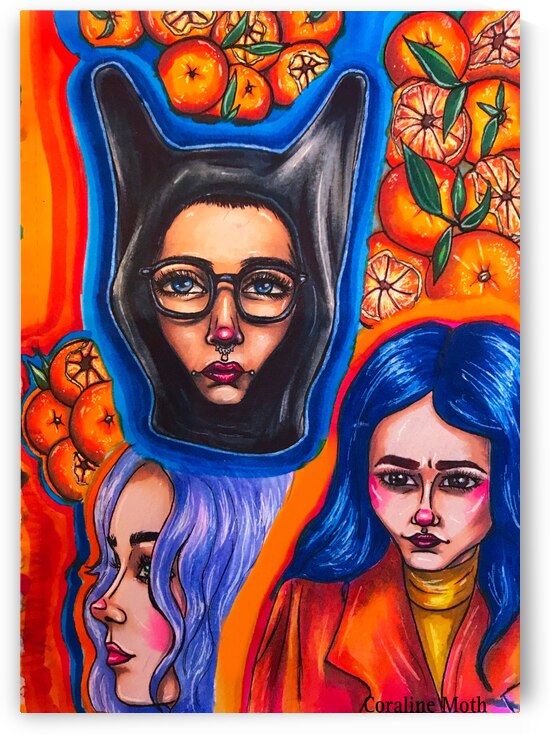 Oranges at Midnight  by Coraline Moth