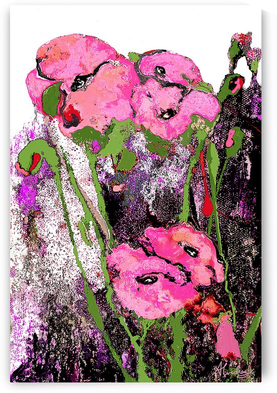 Enchanting Poppies by Yolanda Alvidrez