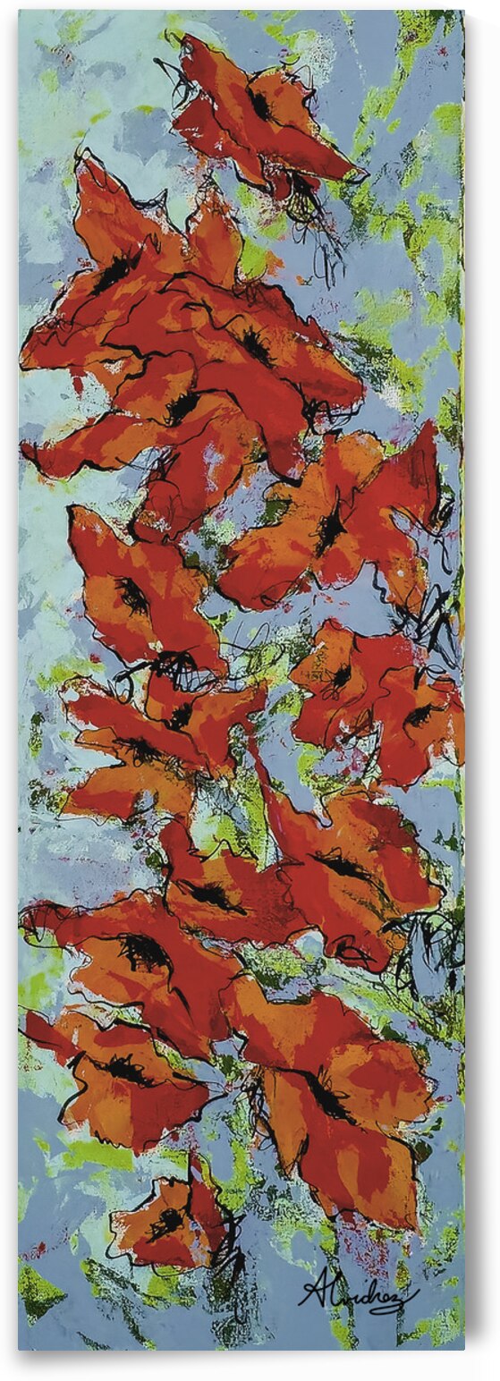 Blooming Poppies by Yolanda Alvidrez