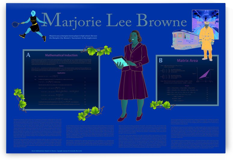 Marjorie  Lee Browne Vintage by Lawrence Swienciki