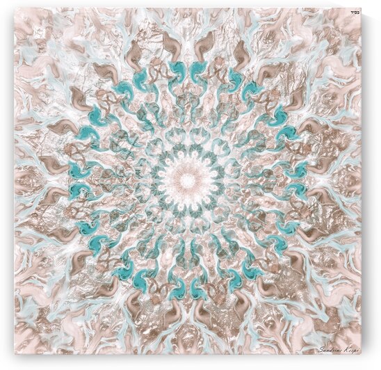 yud Hebrew letter-beige by Sandrine Kespi Creations