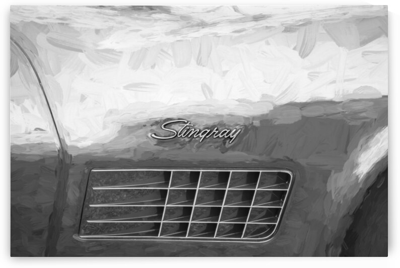 1970 Red C3 Corvette LT1 Convertible X 2 by Rich Franco