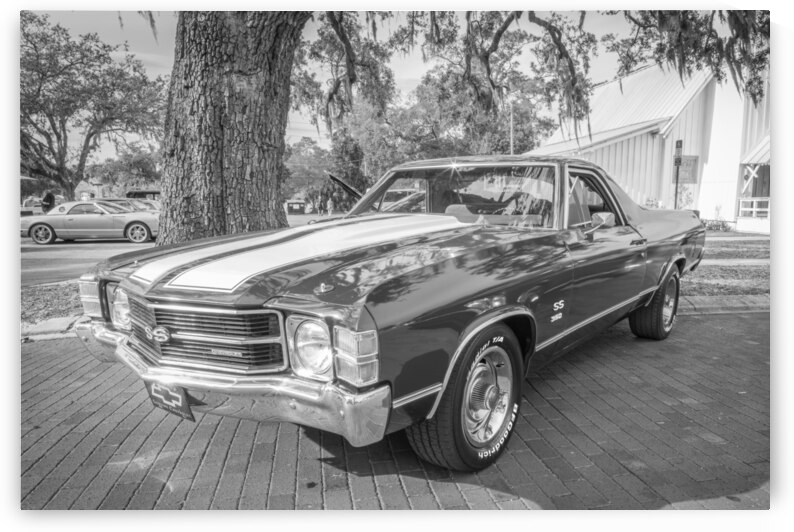 1971 Blue Chevrolet El Camino Custom 350 X 1 by Rich Franco