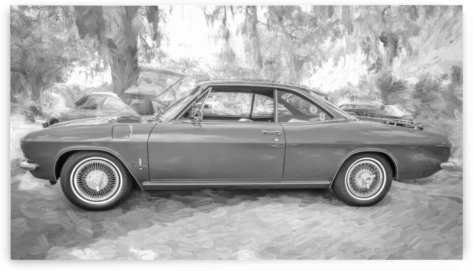 1965 Blue Chevrolet Corvair Monza X 8 by Rich Franco