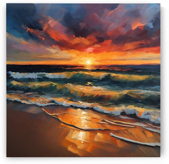 Ocean Sunset by Hoosain Harneker