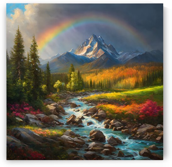 Rainbow Mountains by Hoosain Harneker