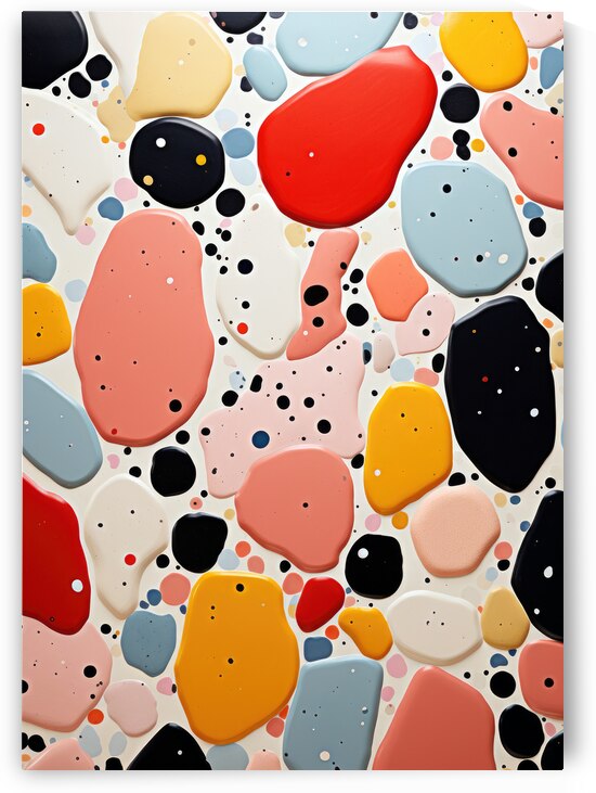 Terrazzo pattern art 2 by Justyna Jaszke JBJart